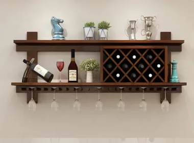 hanging wine bottle holders