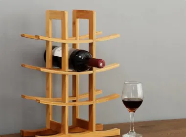 compact wine rack
